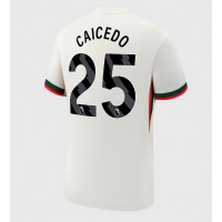 Moški Nogometni dresi Chelsea Moises Caicedo #25 Gostujoči 2025-26 Kratek Rokav